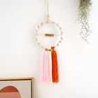 Decorative Macrame Dreamcatcher Wall Hanging | High & Bury