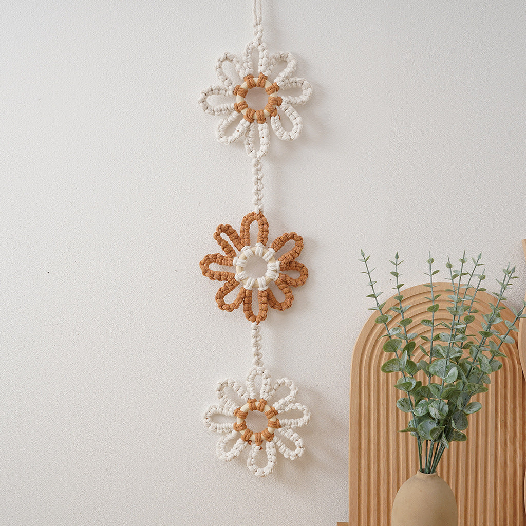 Decorative Macrame Flower Garland | High & Bury
