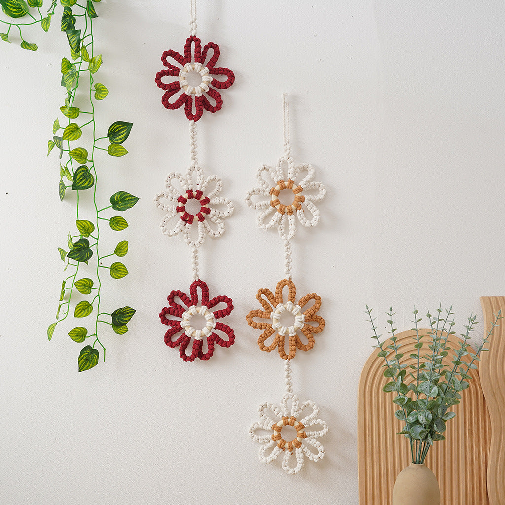 Decorative Macrame Flower Garland | High & Bury