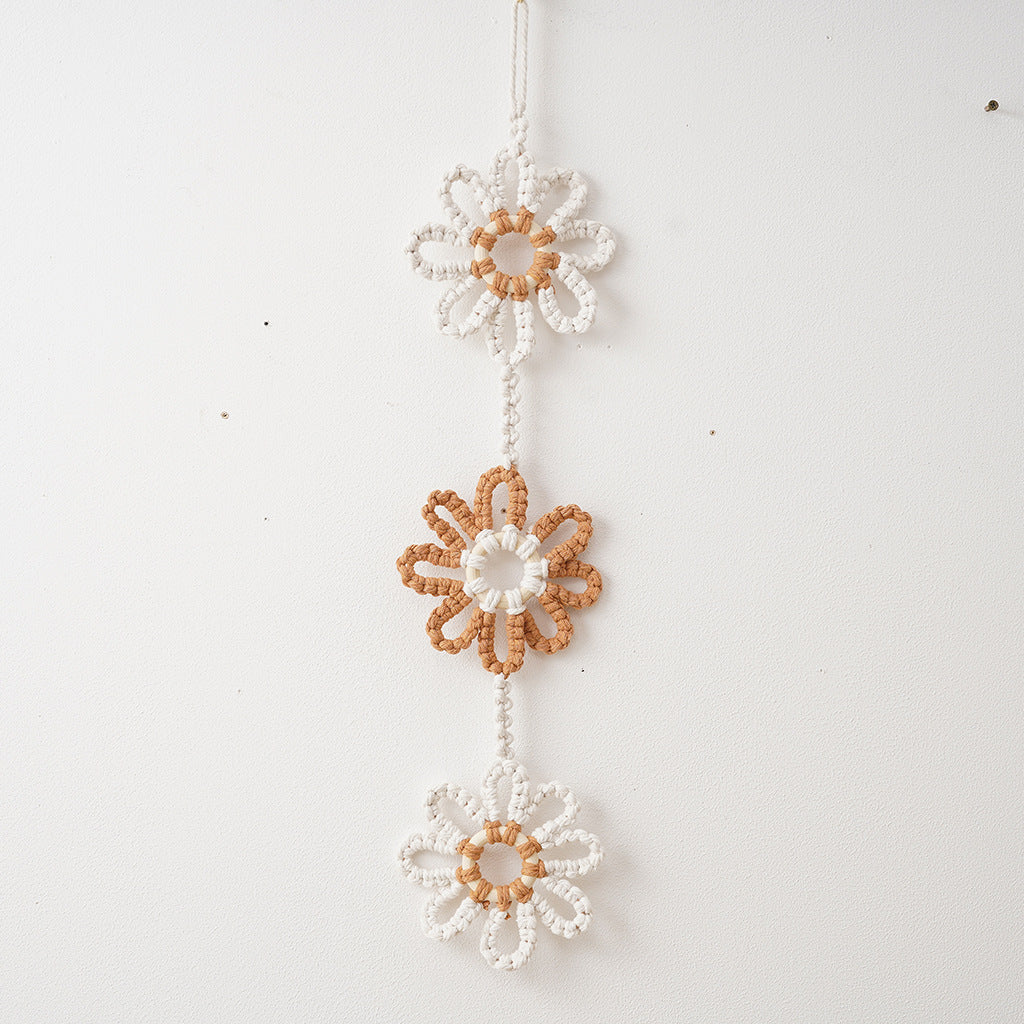 Decorative Macrame Flower Garland | High & Bury