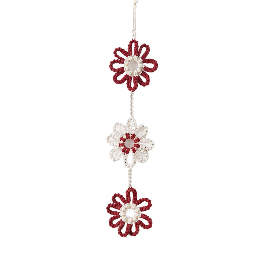 Decorative Macrame Flower Garland | High & Bury