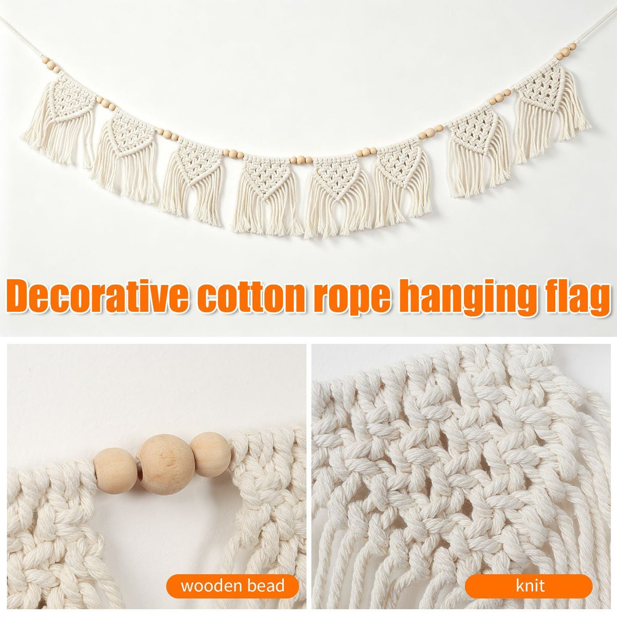 Decorative Macrame Garland | High & Bury