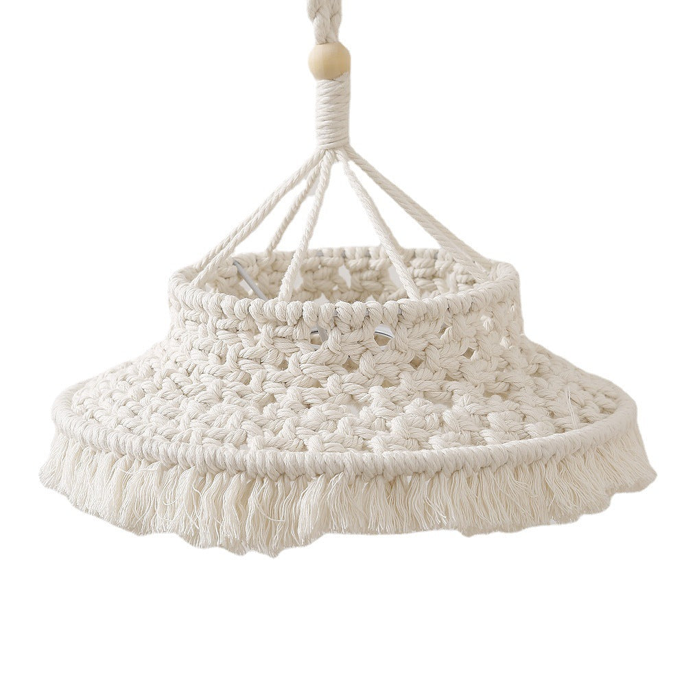 Decorative Macrame Hanging Basket 10 × 12 Inch | High & Bury