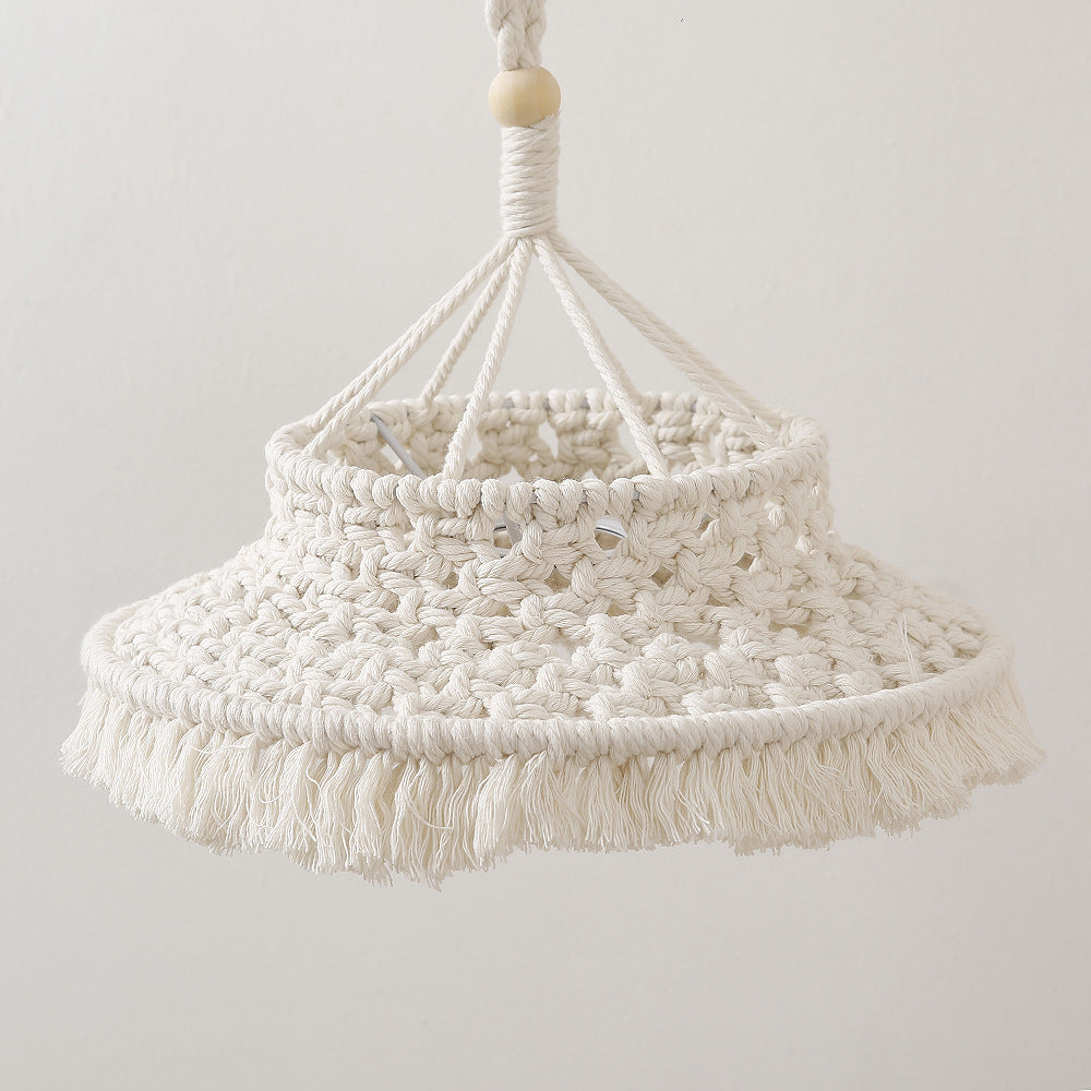 Decorative Macrame Hanging Basket 10 × 12 Inch | High & Bury