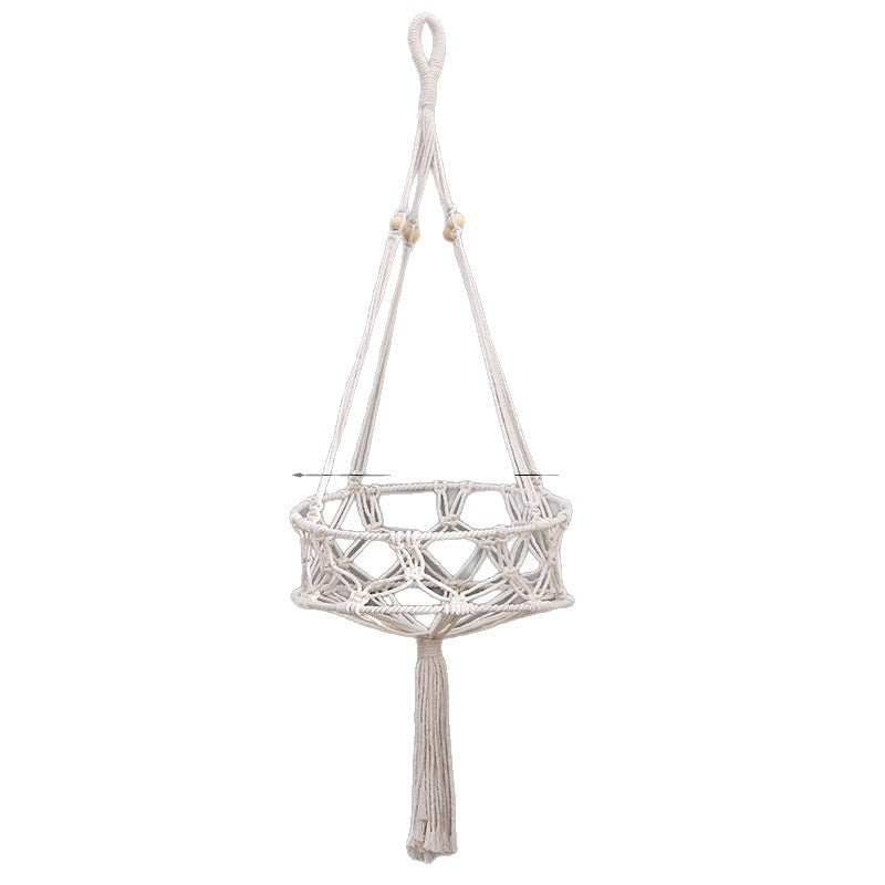 Decorative Macrame Hanging Basket | High & Bury