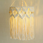Decorative Macrame Hanging Light Fixture | High & Bury