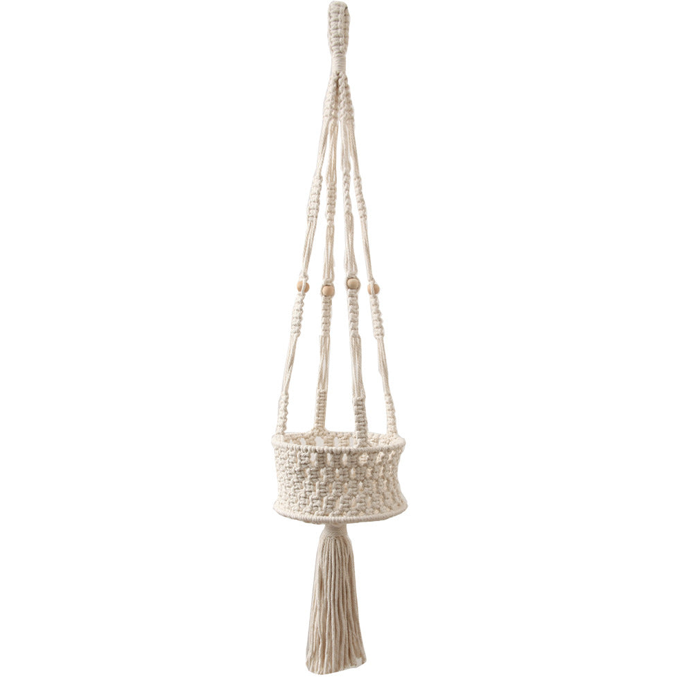 Decorative Macrame Hanging Planter | High & Bury