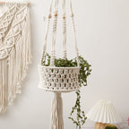 Decorative Macrame Hanging Planter | High & Bury
