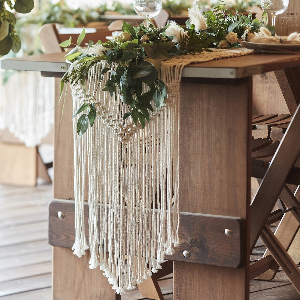 Decorative Macrame Ivory | High & Bury