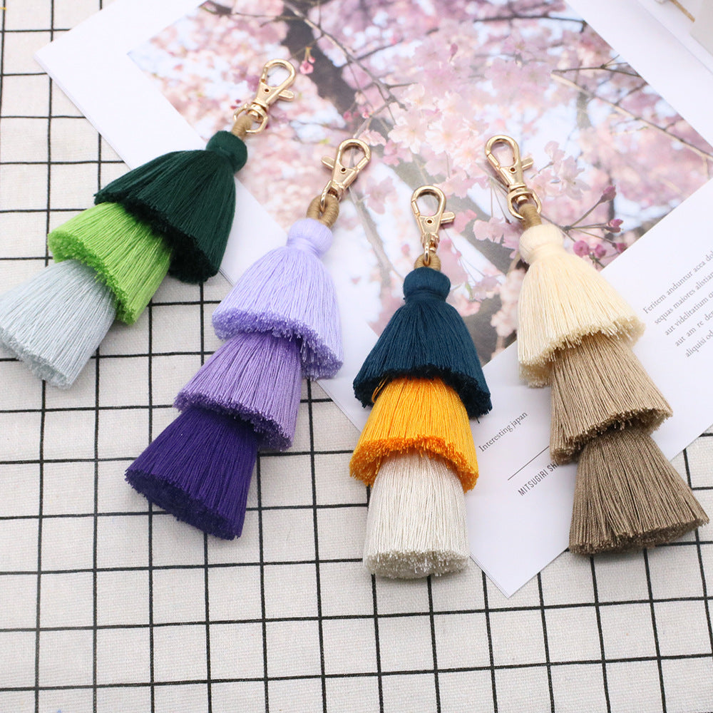 Decorative Macrame Keychain | High & Bury