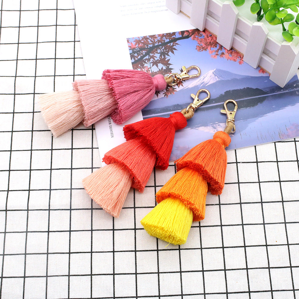 Decorative Macrame Keychain | High & Bury