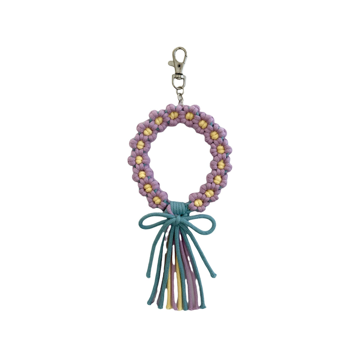 Decorative Macrame Keychain Holder | High & Bury