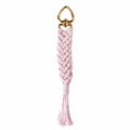 Decorative Macrame Keychain Holder Pink Blue | High & Bury