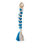Decorative Macrame Keychain Holder Pink Blue | High & Bury