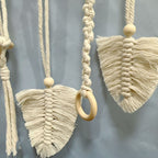 Decorative Macrame Leaf Wall Hanging | High & Bury