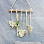 Decorative Macrame Leaf Wall Hanging | High & Bury