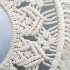 Decorative Macrame Mirror | High & Bury