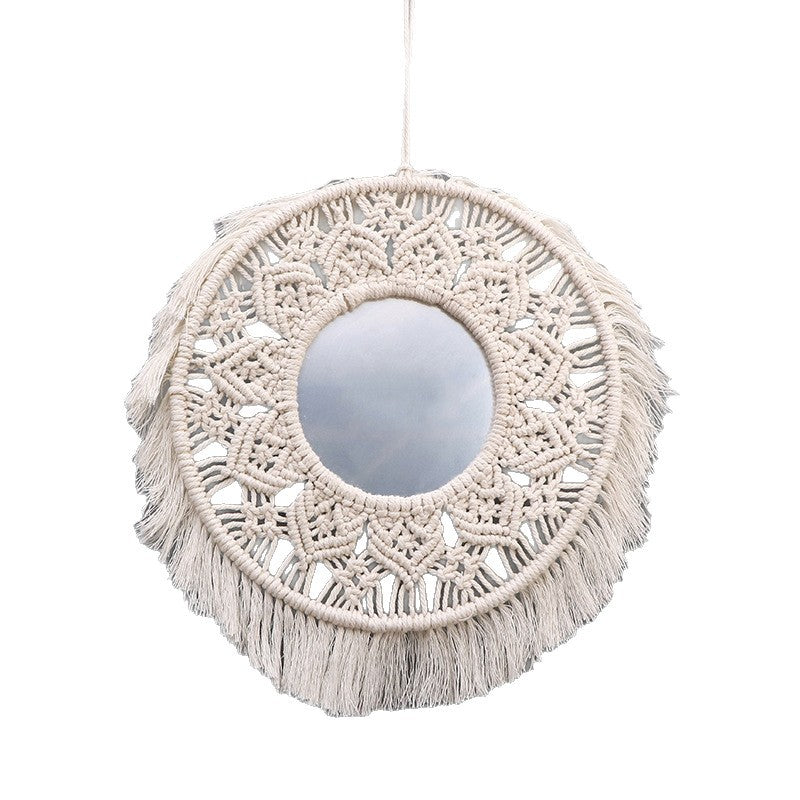 Decorative Macrame Mirror | High & Bury