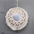 Decorative Macrame Mirror | High & Bury