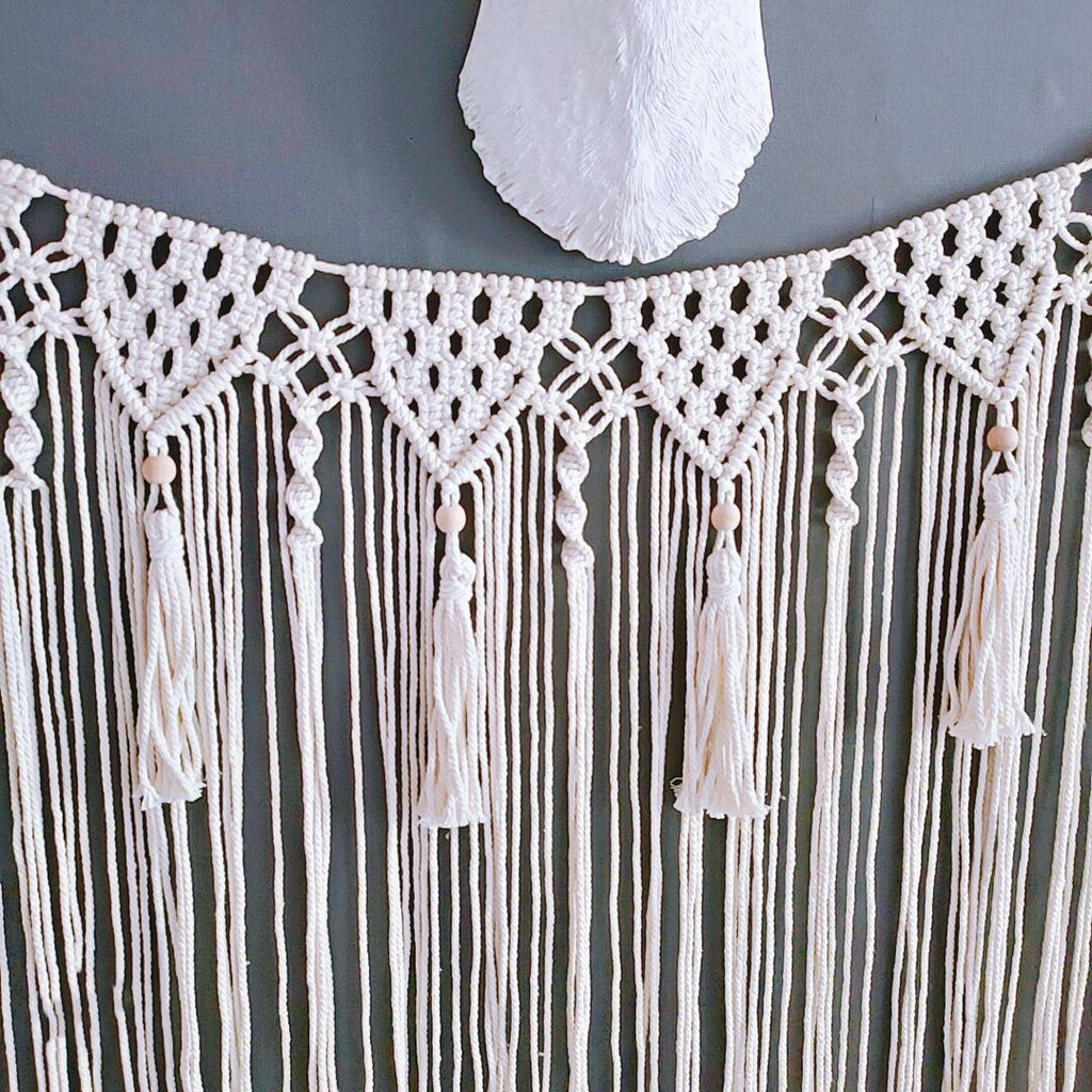 Decorative Macrame Off White | High & Bury