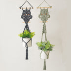 Decorative Macrame Owl Planter | High & Bury