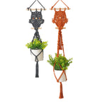 Decorative Macrame Owl Planter | High & Bury