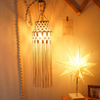 Decorative Macrame Pendant Light | High & Bury