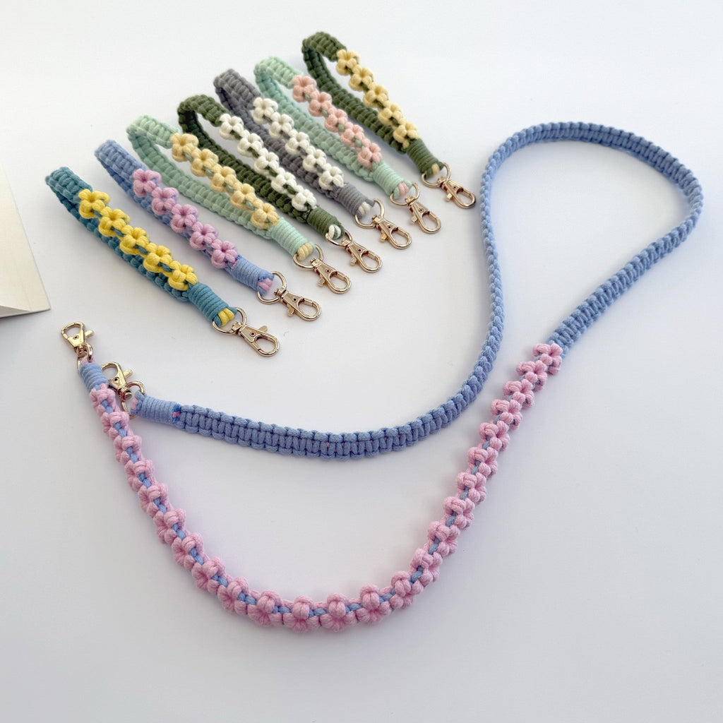 Decorative Macrame Pet Leash | High & Bury