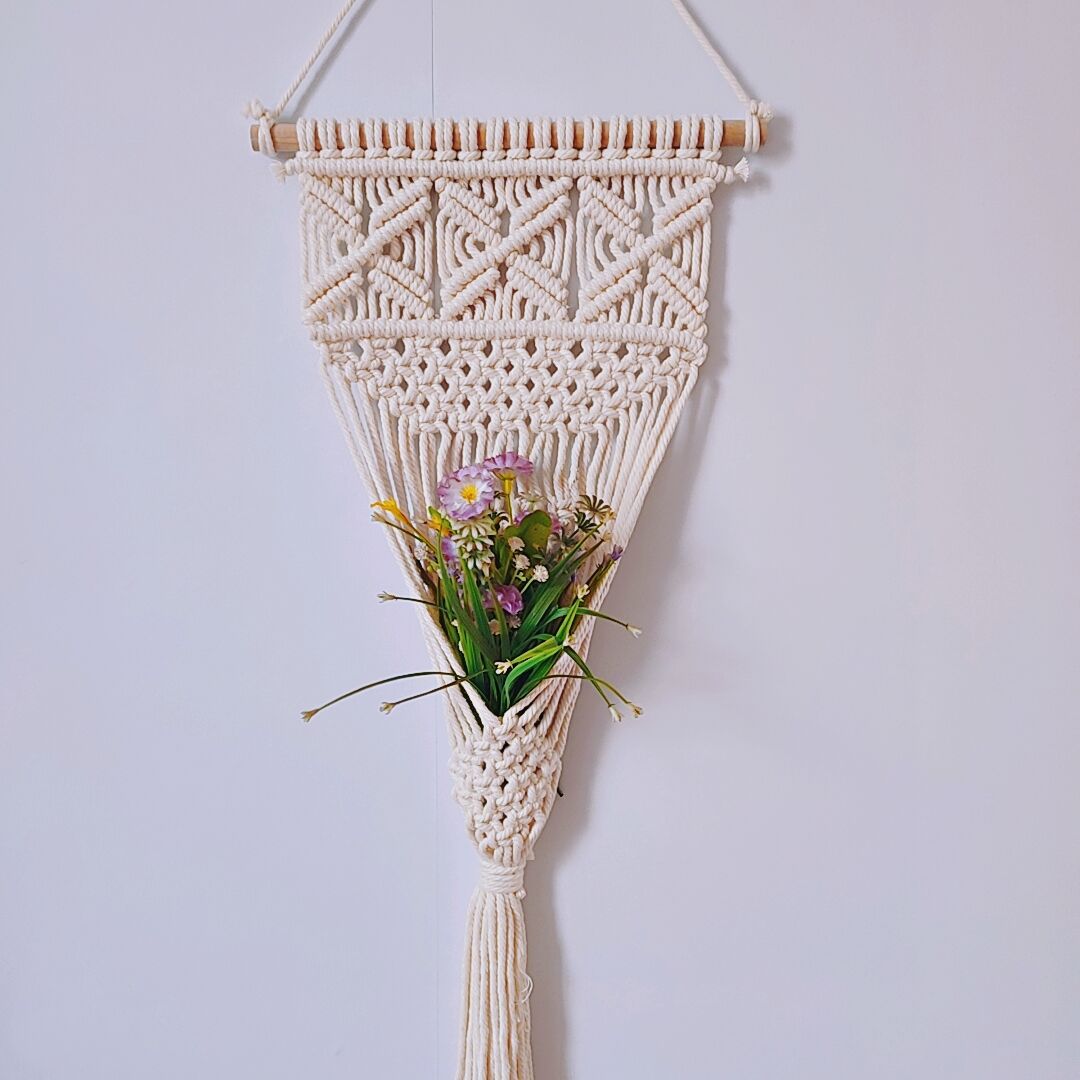 Decorative Macrame Plant Holder | High & Bury
