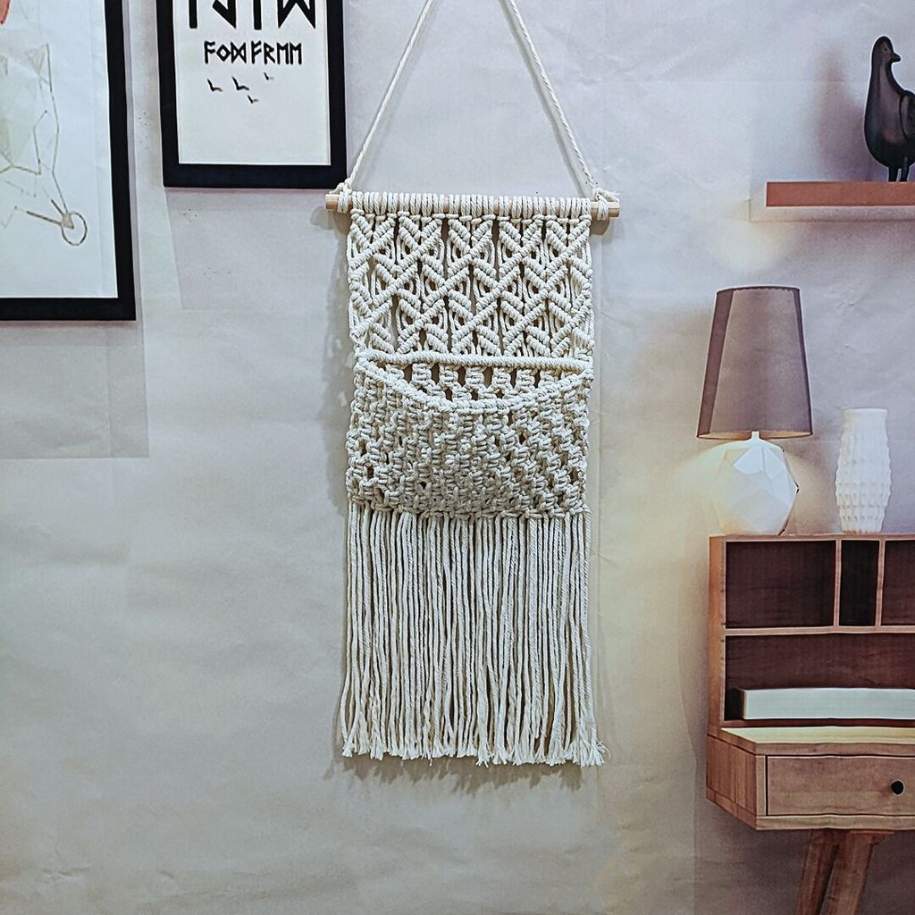 Decorative Macrame Plant Holder | High & Bury
