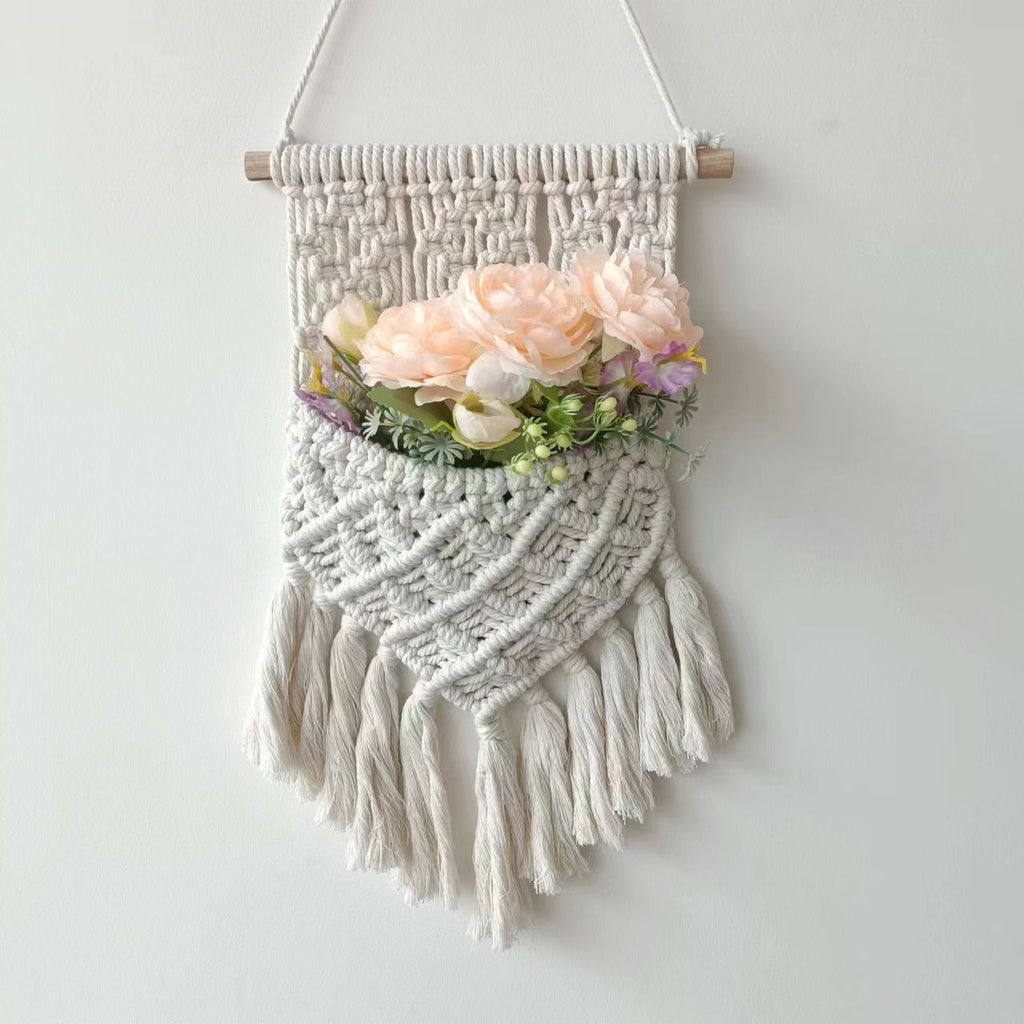 Decorative Macrame Plant Holder | High & Bury