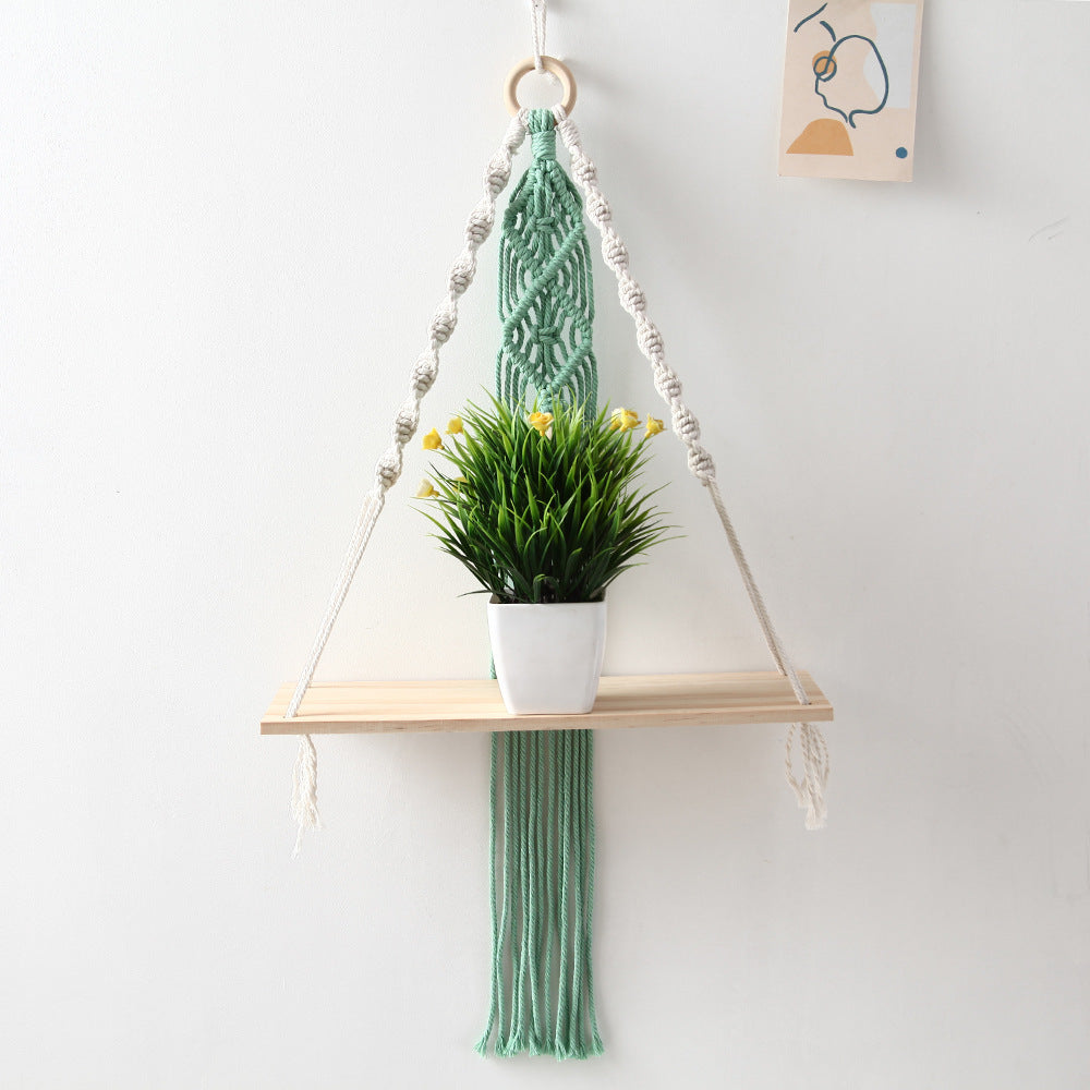 Decorative Macrame Shelf | High & Bury