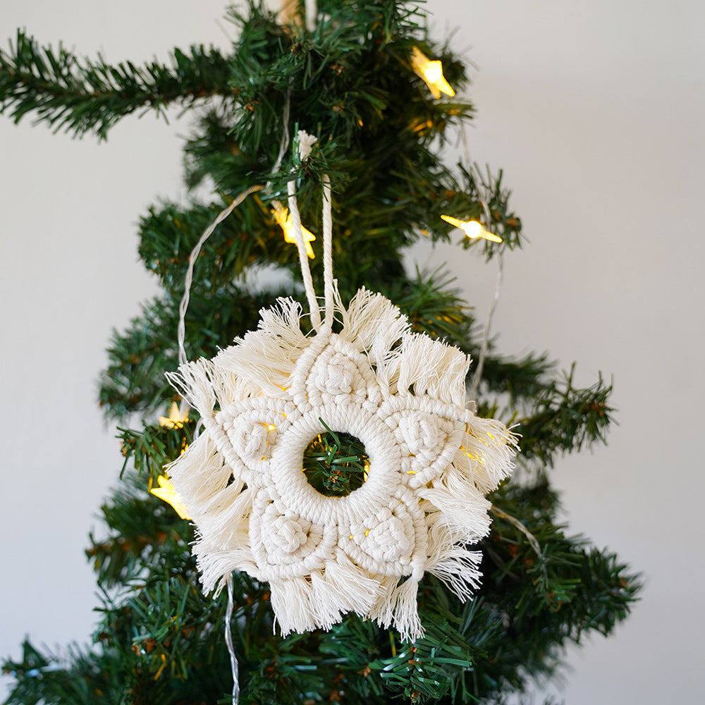 Decorative Macrame Star Ornament | High & Bury