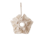 Decorative Macrame Star Ornament | High & Bury