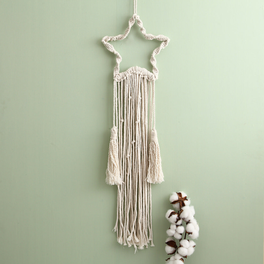 Decorative Macrame Star Wall Hanging | High & Bury
