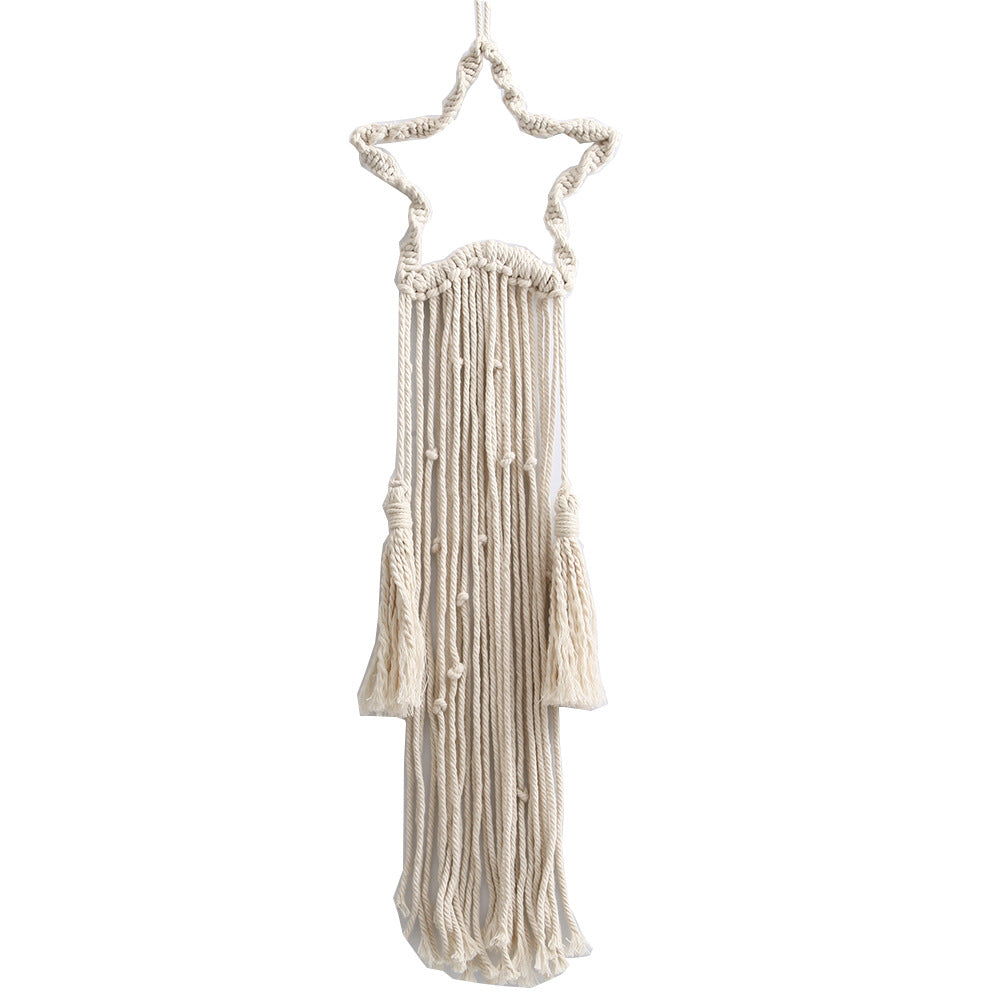 Decorative Macrame Star Wall Hanging | High & Bury