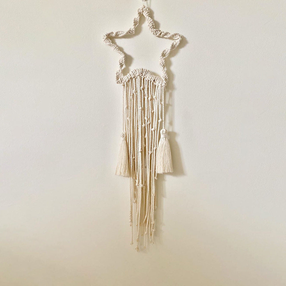 Decorative Macrame Star Wall Hanging | High & Bury