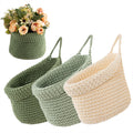 Decorative Macrame Storage Basket Brown | High & Bury