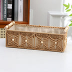 Decorative Macrame Storage Basket | High & Bury
