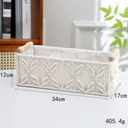 Decorative Macrame Storage Basket | High & Bury