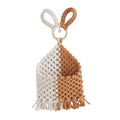 Decorative Macrame Storage Organizer with Rabbit Ears | High & Bury