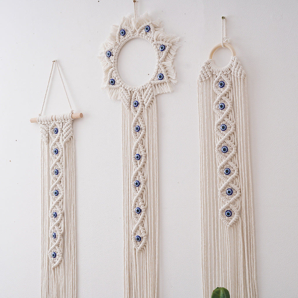 Decorative Macrame Sun-Shaped Wall Hanging | High & Bury