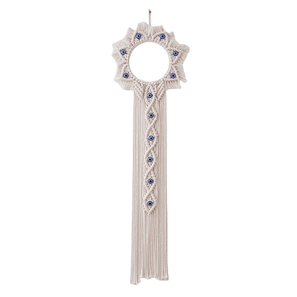 Decorative Macrame Sun-Shaped Wall Hanging | High & Bury