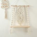 Decorative Macrame Swing Shelf | High & Bury