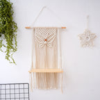Decorative Macrame Swing Shelf | High & Bury