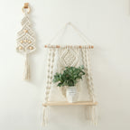 Decorative Macrame Swing Shelf | High & Bury