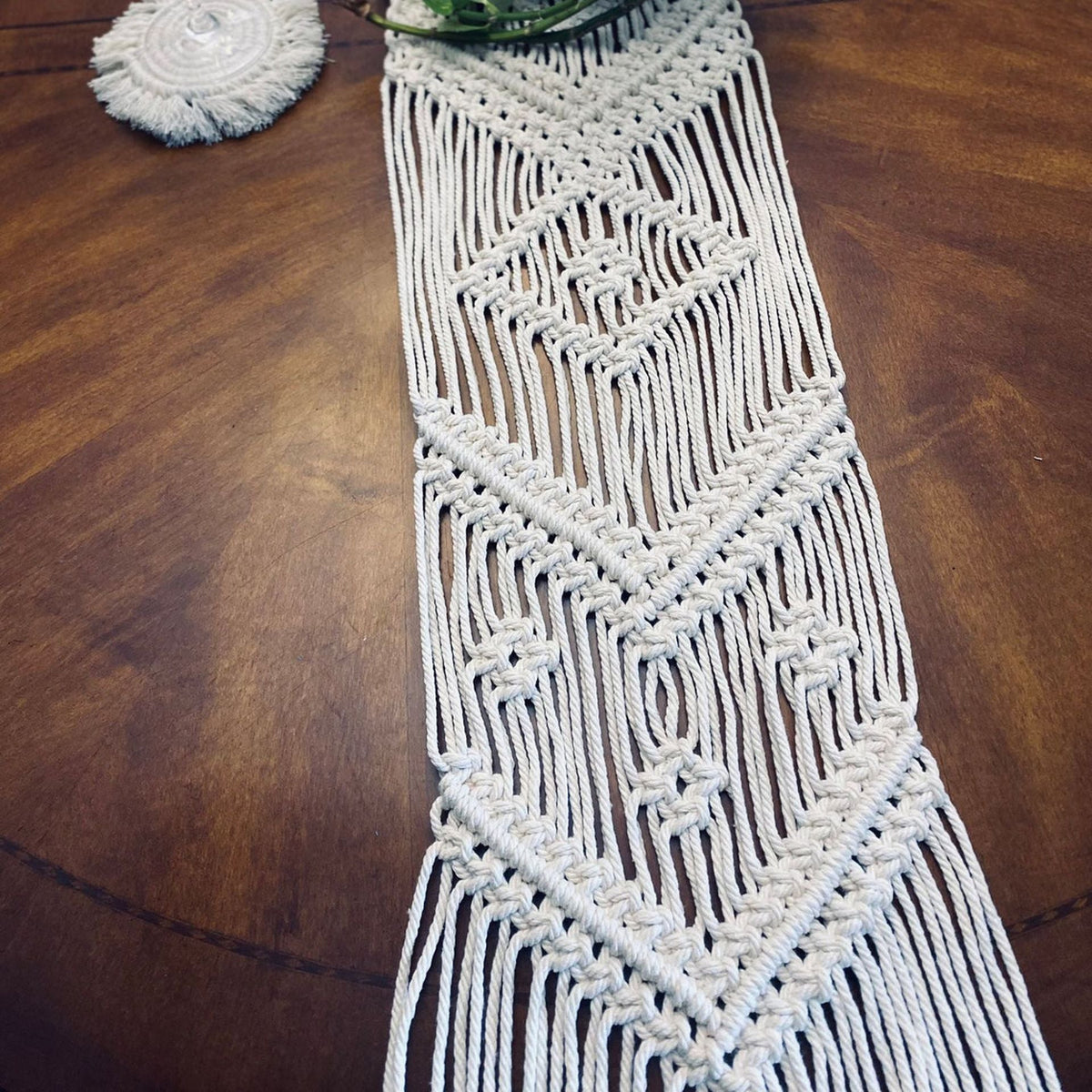 Decorative Macrame Table Runner | High & Bury