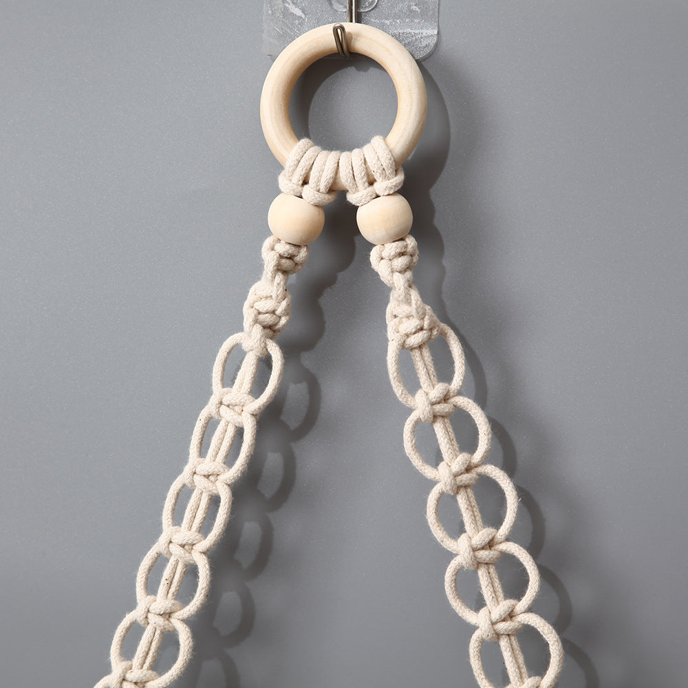 Decorative Macrame Toilet Paper Holder | High & Bury