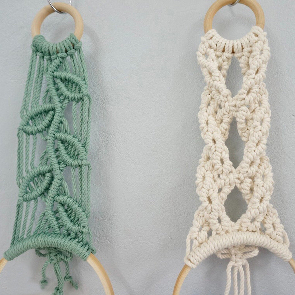 Decorative Macrame Towel Holder | High & Bury