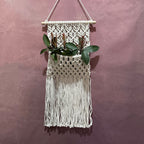 Decorative Macrame Wall Art Off White | High & Bury
